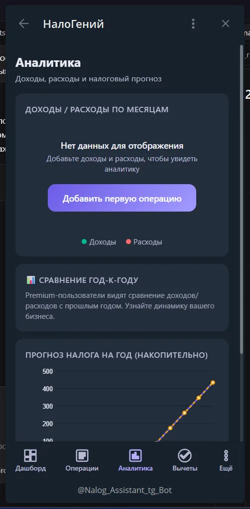 Налогений — скриншот 3